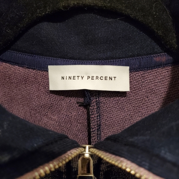 Ninety Percent Stonewash Popover in  Dirty Pink - Picture 3 of 5
